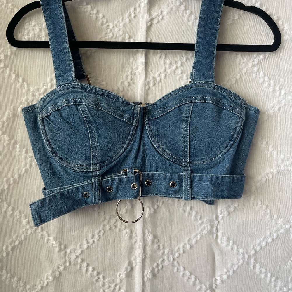 Taryn Denim Skirt Set